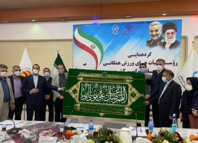 پرچم بارگاه منور امام رضا(ع) به خانواده ورزش همگانی اهد شد