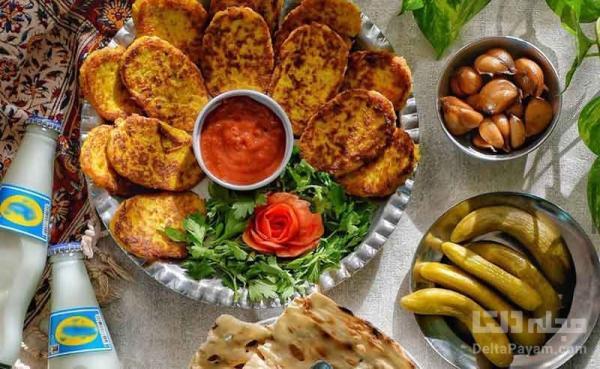 طرز تهیه کوکو سیب زمینی با سبزیجات