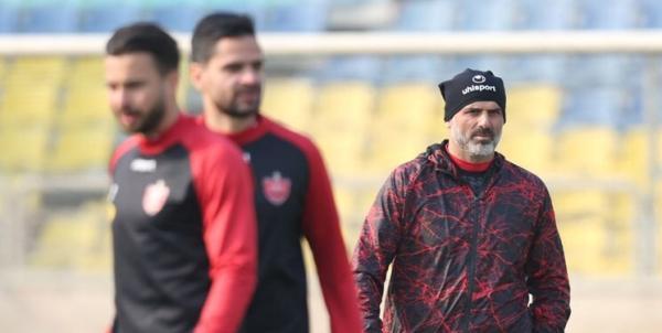 گل محمدی و سیدجلال در تمرین پرسپولیس پا به توپ شدند