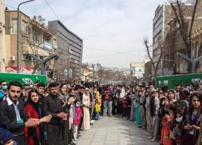 جشنواره نوروزی اقوام ایرانی در سنندج شروع شد